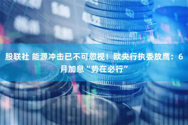 股联社 能源冲击已不可忽视！欧央行执委放鹰：6月加息“势在必行”